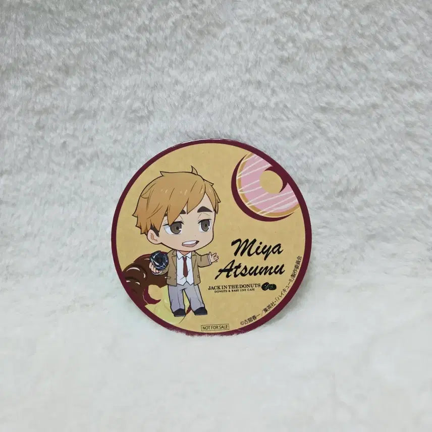 [BUNJANG] Haikyuu!! Jack in the Donuts Collaboration Atsumu Coaster / 하이큐 잭인더도넛 콜라보 아츠무 코스터