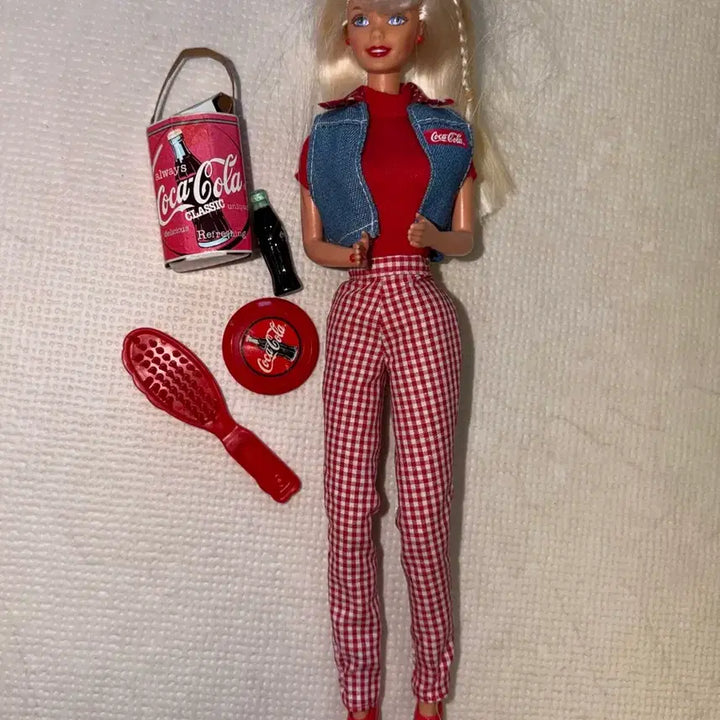 [BUNJANG] Vintage Coca-Cola Barbie &amp; Midge Unsealed Set / 빈티지 코카콜라 바비+밋지 개봉