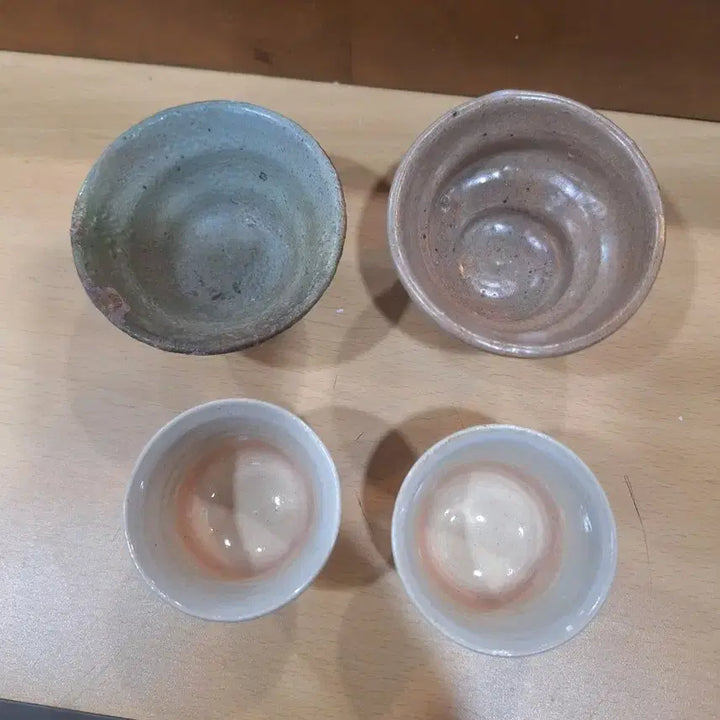 [BUNJANG] Set of 4 Ceramic Cups / 도자기잔 4개 일괄