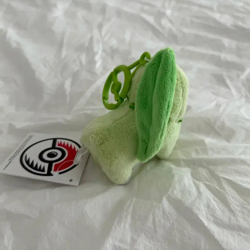 [BUNJANG] Pokemon Center Chikorita Plush Keychain / 포켓몬센터 치코리타 인형 키링