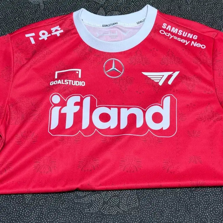 [BUNJANG] T1 2023 Away Zeus Jersey L / 2023 T1 어웨이 제우스 유니폼 레드 L