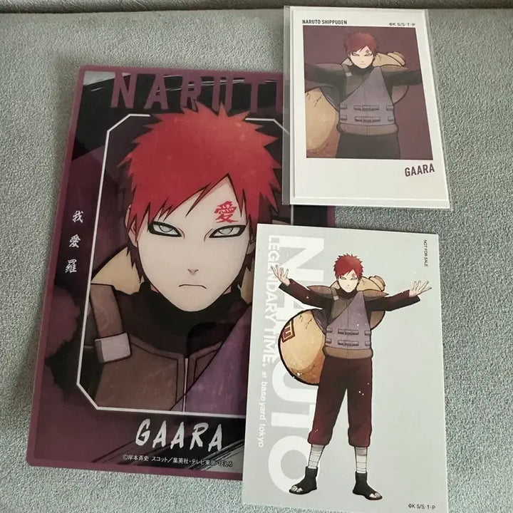 [BUNJANG] Naruto Ichiban Kuji Prize C Gaara &amp; Goods Bundle (Sealed) / (미개봉) 나루토 제일복권 C상 가아라+굿즈3