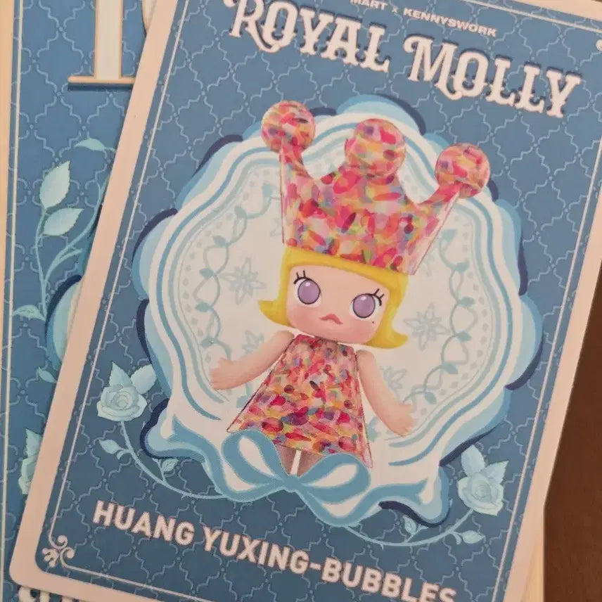 [BUNJANG] Pop Mart Royal Molly 100% Artist Collaboration Bubbles (Sealed) / 팝마트 로얄 몰리 100% 황유싱 버블즈