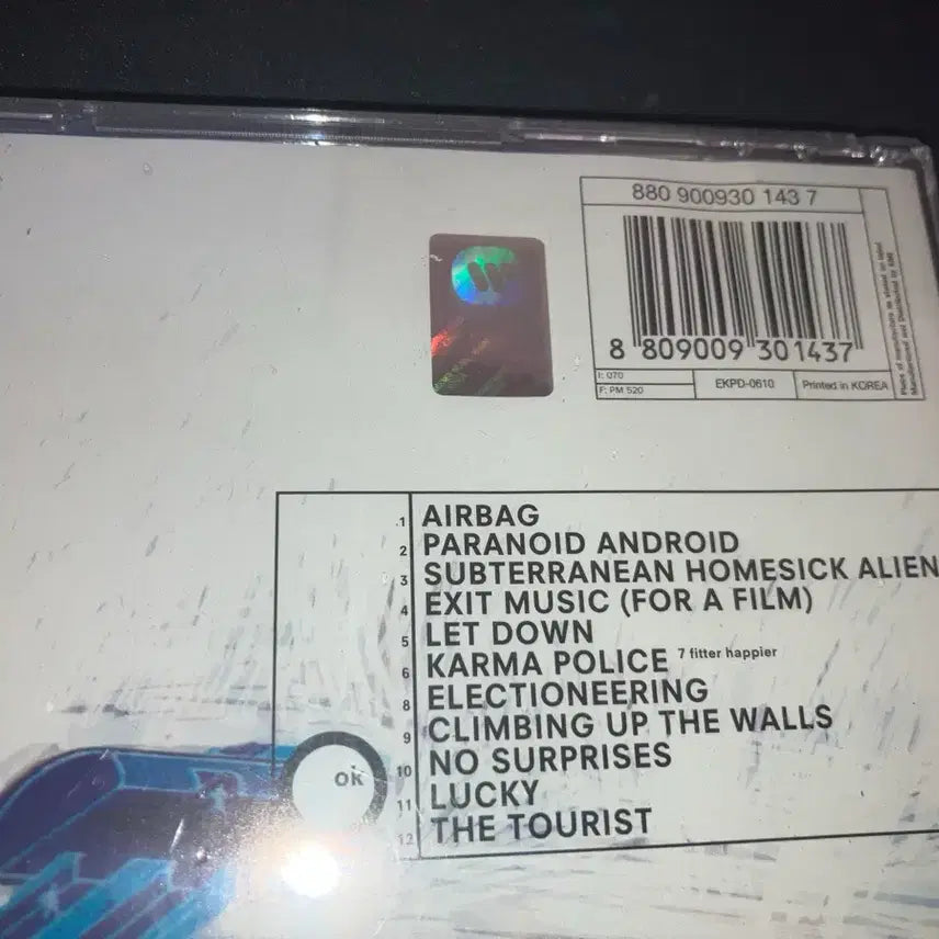 [BUNJANG] Radiohead Ok Computer 1997 Korean Edition CD / Radiohead - ok computer 1997 한국반 CD
