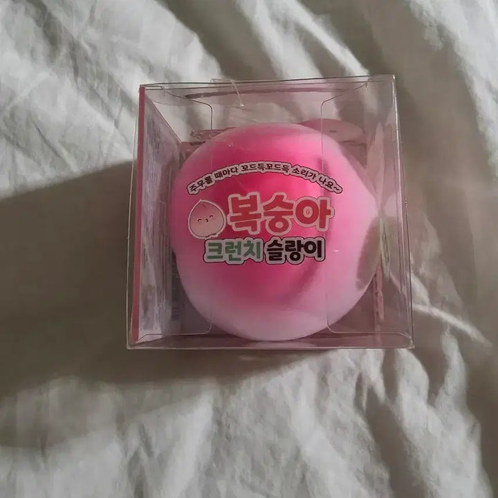 [BUNJANG] Peach Crunch Soft Toy / 복숭아 크런치 말랑이