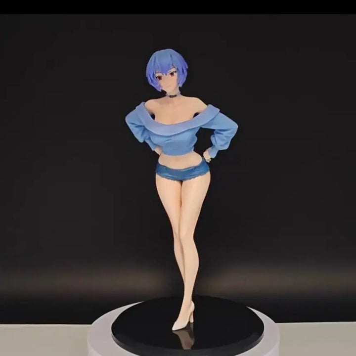 [BUNJANG] Evangelion Ayanami Rei Casual Version Figure / 에반게리온 아야나미 레이 케쥬얼 피규어