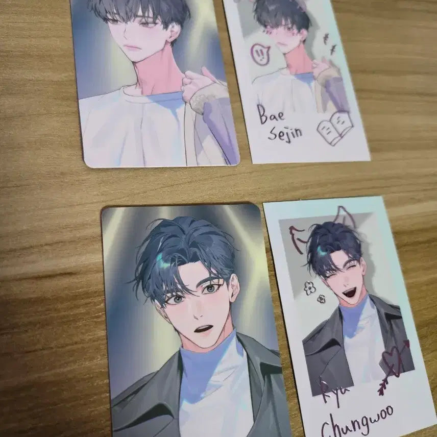 [BUNJANG] Demoted Dead Future Taiwan Edition Ryu Cheongwoo Bae Sejin Bundle Set Photocard / (일괄)데못죽 대만판 류청우 배세진 연상조 판매합니다