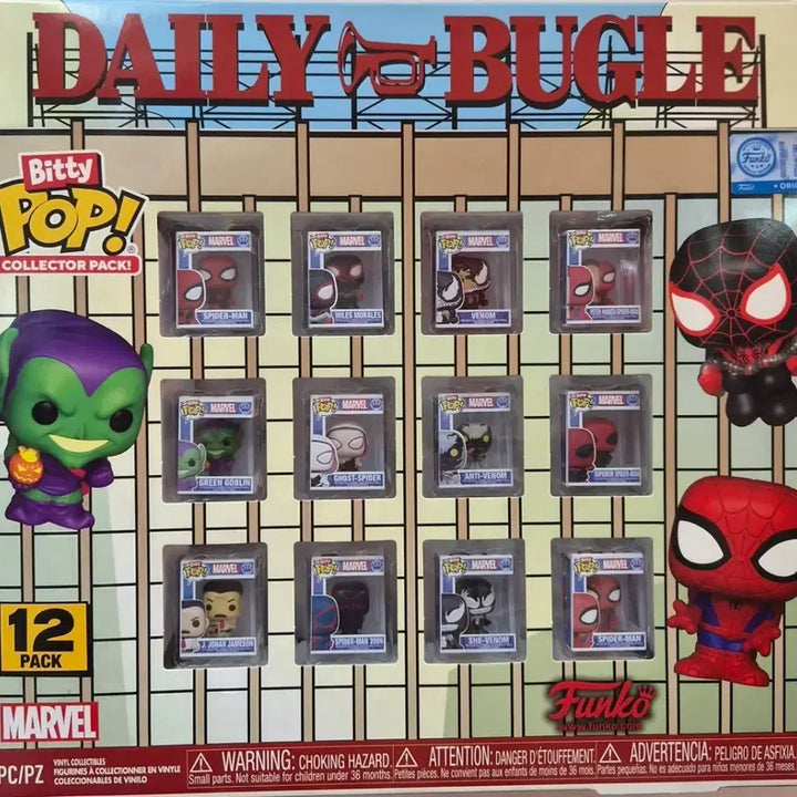 [BUNJANG] Funko Pop Spider-Man 12-Figure Set / 펀코팝  쌀알 피규어 스파이더맨 12종세트