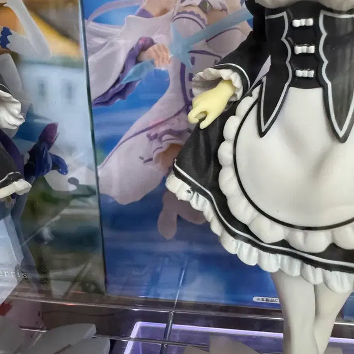 [BUNJANG] Re:Zero Rem &amp; Ram Curtsey Figure Set - Sega (2 Types) / 개봉품 리제로 렘 람 curtsey 피규어 세가 2종 일괄