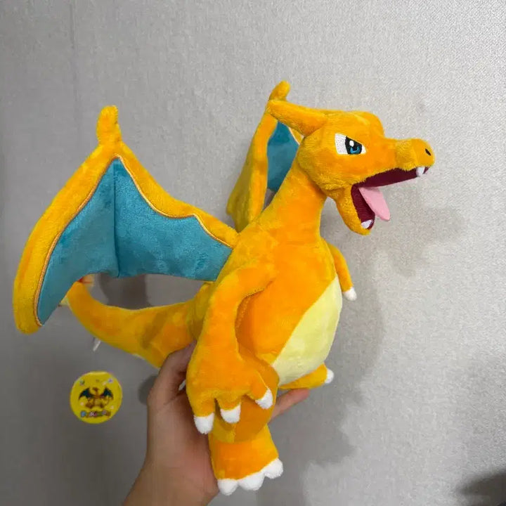 [BUNJANG] Charizard &amp; Charizard X Mega Evolution Genuine Plush Toys / 리자몽 &amp;  리자몽 X 메가진화(엑자몽) 정품 인형