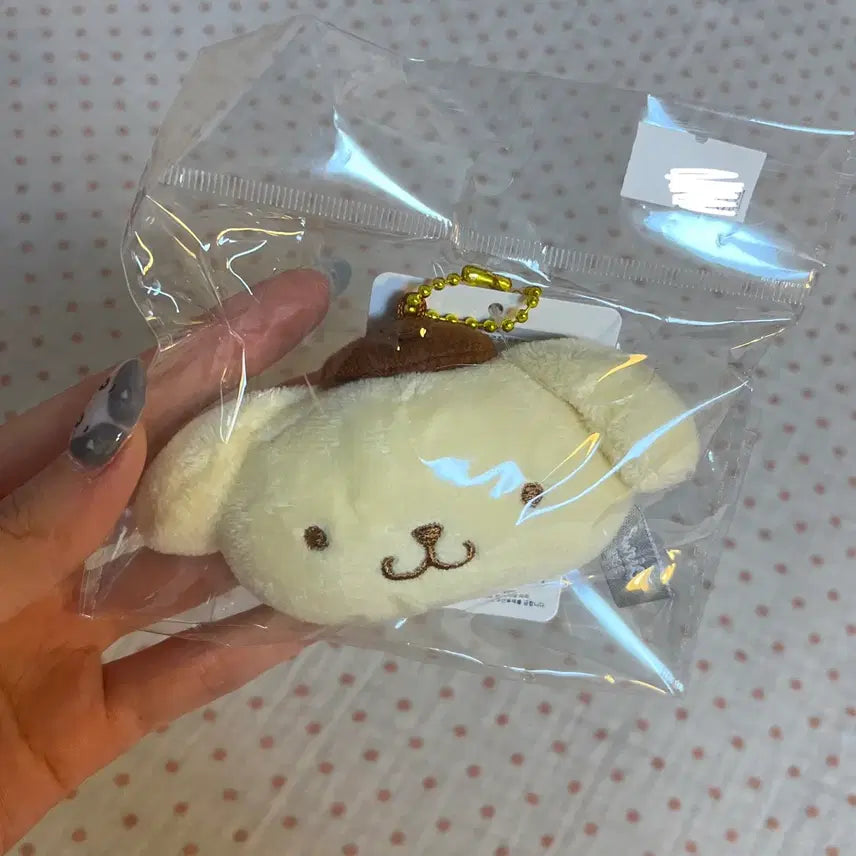 [BUNJANG] Pompompurin Face Keychain (Muffin Charm) / 폼폼푸린 얼굴 키링 (머핀 참)