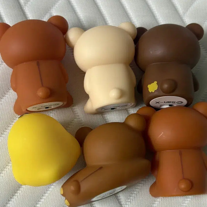 [BUNJANG] Rilakkuma Mood Lamp Gacha Full Set 5 Types Bundle / 리락쿠마 무드등 조명 가챠 풀셋 5종 일괄 (단순전시)
