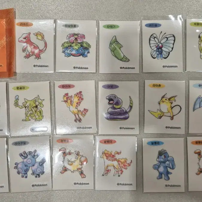 [BUNJANG] Pokemon Sticker Collection - Season 5 &amp; Artwork / 포켓몬 띠부씰 시즌5 및 아트워크
