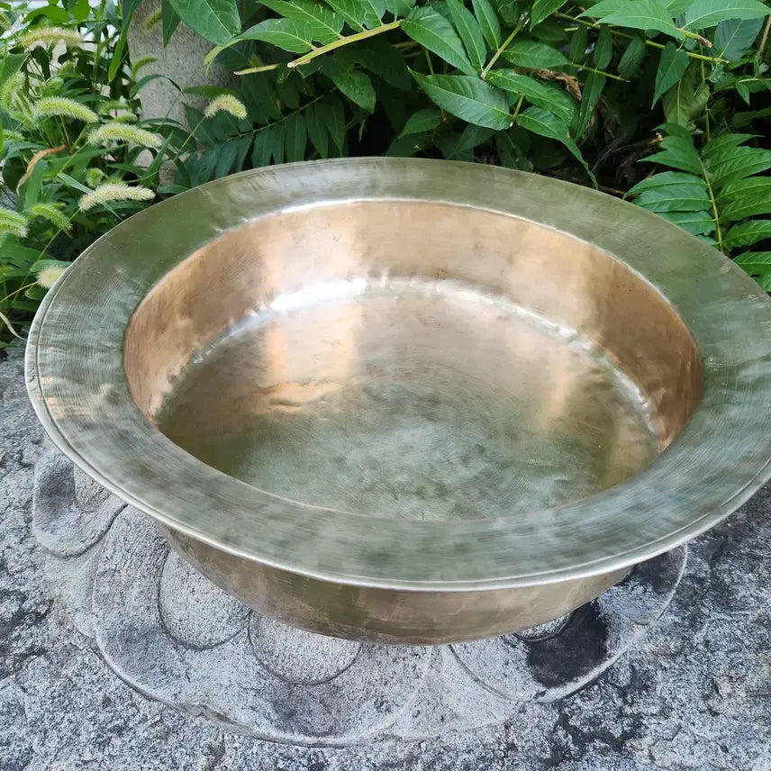 [BUNJANG] Large Bangjja Bronze Basin / 최상급 대형 방짜세숫대야.
