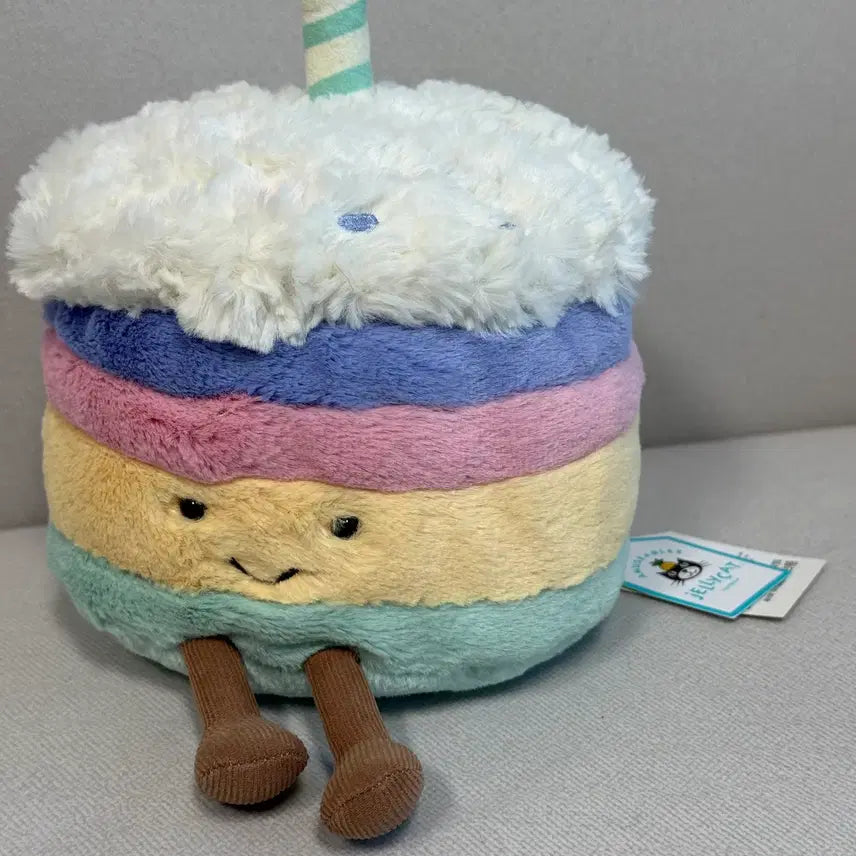 [BUNJANG] Jellycat Amuseable Rainbow Birthday Cake / (새상품) 젤리캣 어뮤저블 레인보우 벌스데이 케이크