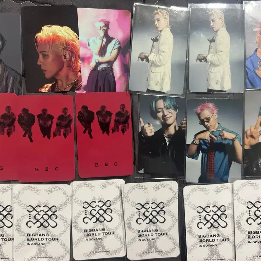 [BUNJANG] Bigbang Concert Exhibition Photocard Bundle Set / 빅뱅 전시회 콘서트 포토카드 포카