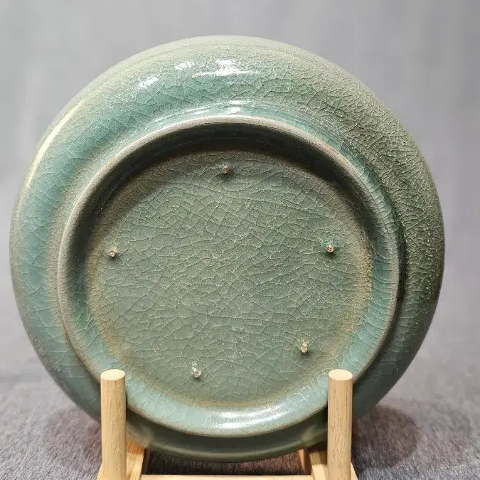 [BUNJANG] Songyeo Glazed Double Dragon Plate / 송여요양각쌍용문반