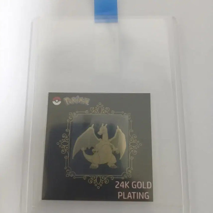 [BUNJANG] Pokemon 24k Gold Foil Charizard Sticker / 포켓몬 24k 리자몽 금박 띠부씰 스티커