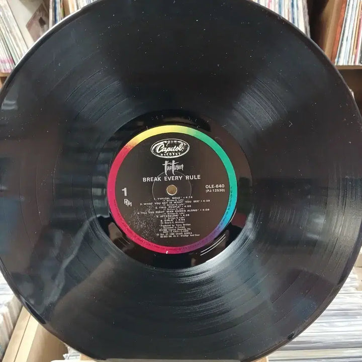 [BUNJANG] Tina Turner Break Every Rule LP / 소울 디스코 티나 터너 Break Every Rule LP 할인