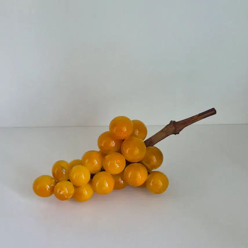 [BUNJANG] Italian Alabaster Grape Cluster Vintage Paperweight / 이태리포도 빈티지포도 이태리알라바스터 알라바스터포도 포도문진 빈티지문진 빈티지소품 포도송이 빈티지오브제 그레이프