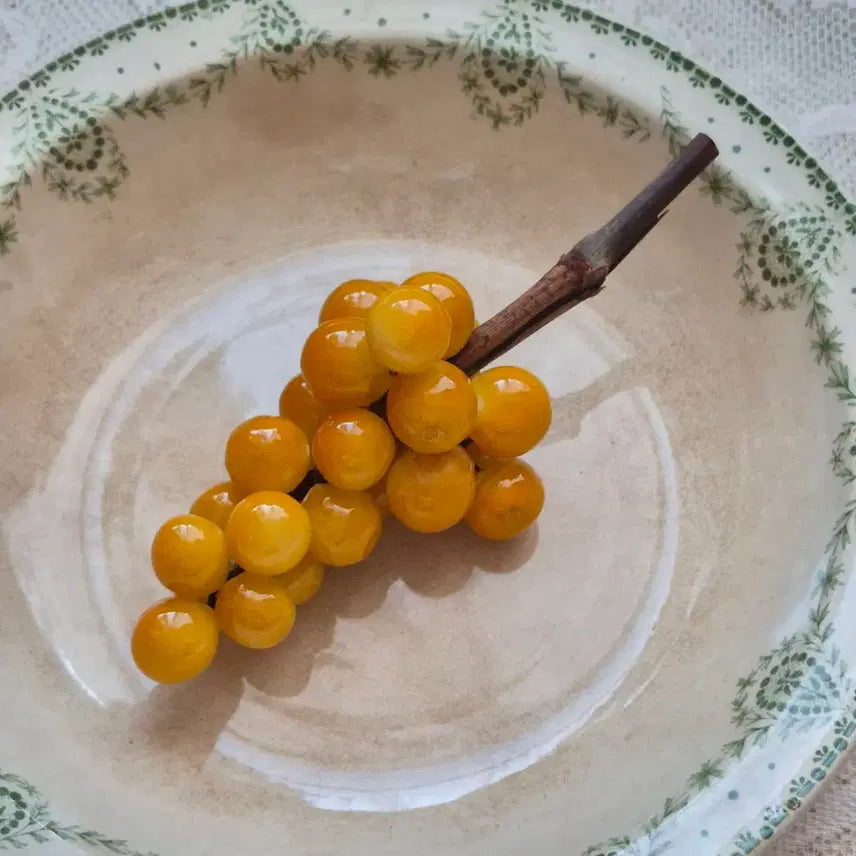 [BUNJANG] Italian Alabaster Grape Cluster Vintage Paperweight / 이태리포도 빈티지포도 이태리알라바스터 알라바스터포도 포도문진 빈티지문진 빈티지소품 포도송이 빈티지오브제 그레이프