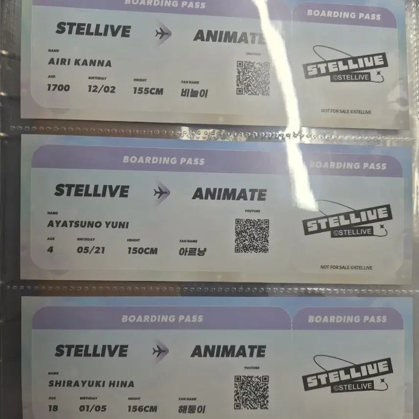 [BUNJANG] Stellive Animate General Bonus 6 Types Bundle Set / 스텔라이브 애니메이트 일반특전 6종 일괄