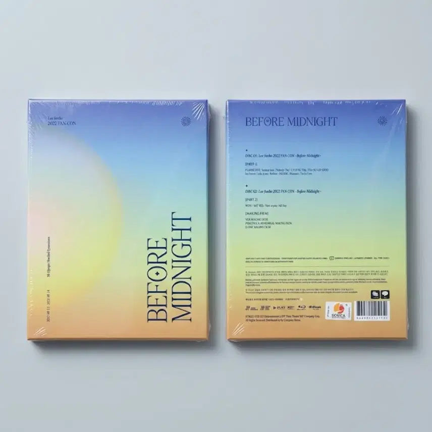 [BUNJANG] Lee Junho Before Midnight Fancon Blu-ray (Sealed) / (미개봉) 이준호 비포 미드나잇 팬콘 블루레이