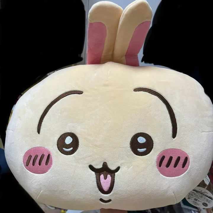 [BUNJANG] Chiikawa Usagi Face Large Cushion New / 치이카와 우사기 페이스 대형 쿠션 새상품