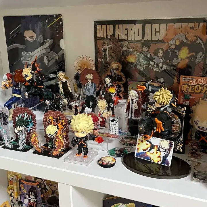 [BUNJANG] My Hero Academia Bakugo Acrylic Standee Bundle Set (10 Types) / 바쿠고 아크릴스탠드 10종 일괄(덤 많이 드려요)