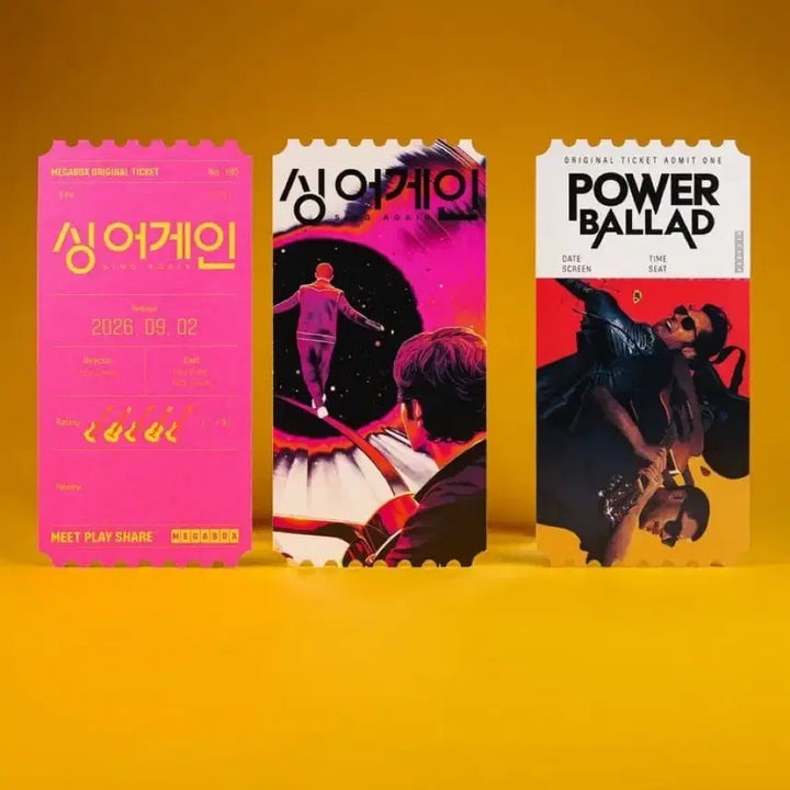 [BUNJANG] Sing Again Original Ticket Movie Merchandise / [영화 굿즈] 싱어게인 오리지널티켓