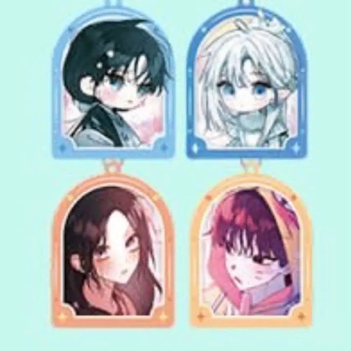[BUNJANG] Woogil A Idol Duo Acrylic Keyring Bundle Set / (우길아)우리길드 아이돌 듀오 아크릴 키링
