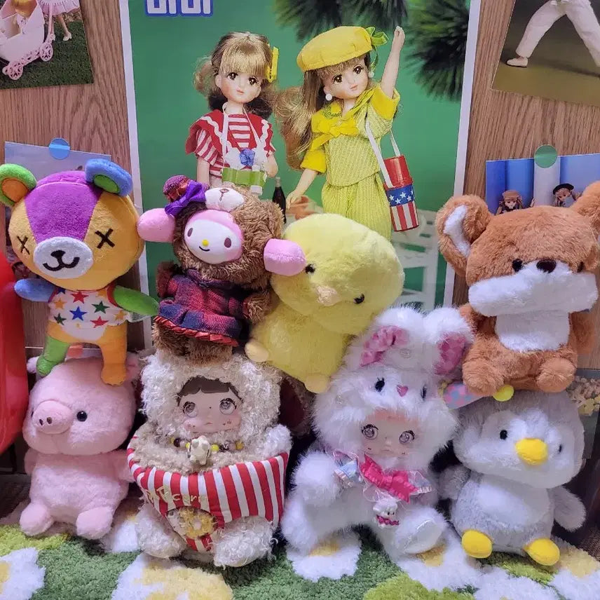 [BUNJANG] Nomi Animal Doll Bundle Set / 노미 동물 인형 세트 일괄 택포