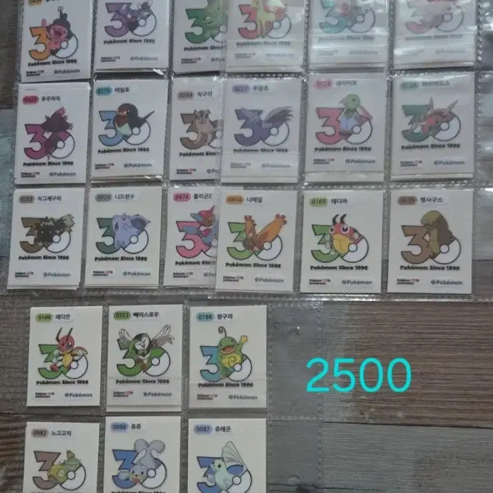 [BUNJANG] Pokemon Tteokbokki Sticker New Logo Seal Selection / 신상 시즌6  포켓몬 띠부씰 로고씰 골라담기