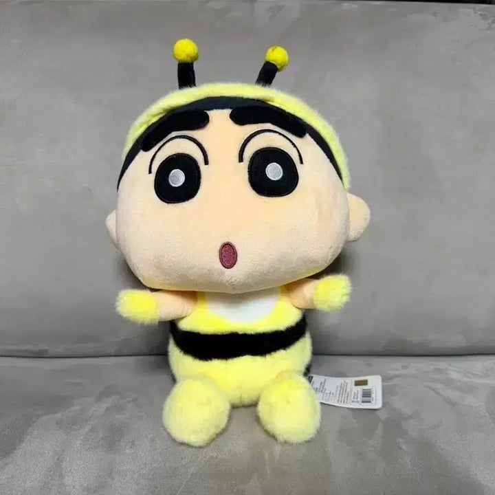 [BUNJANG] Crayon Shin-chan Honeybee Shinnosuke 28cm Keyring Plush / 정품 짱구는못말려 꿀벌 짱구 28cm 키링 인형