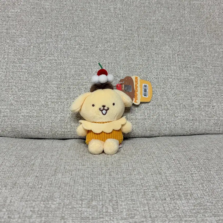 [BUNJANG] Sanrio Pompompurin Dessert Keychain Plush 9cm / 정품 신상 산리오 폼폼푸린 디저트 9cm 키링 인형