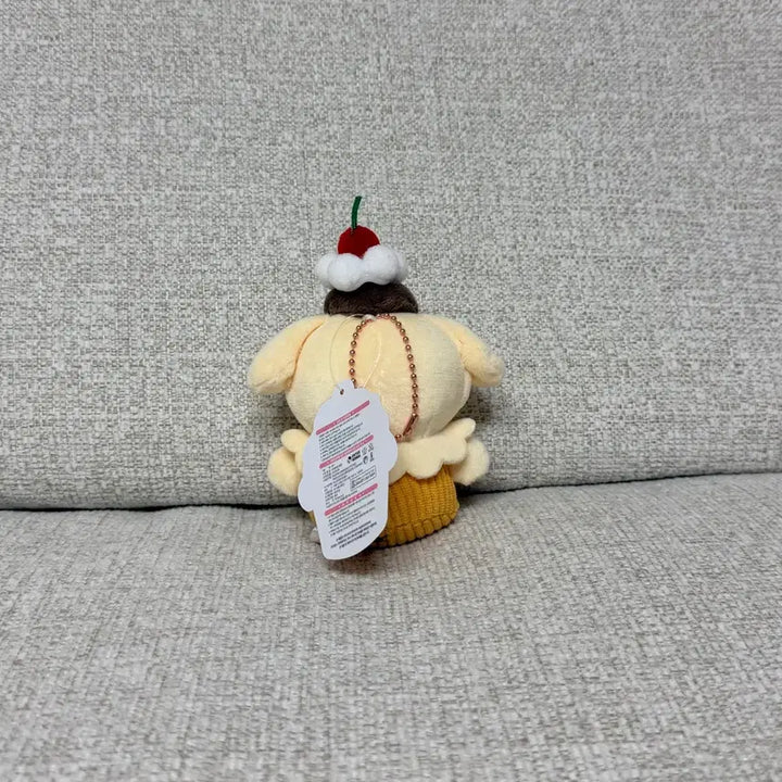 [BUNJANG] Sanrio Pompompurin Dessert Keychain Plush 9cm / 정품 신상 산리오 폼폼푸린 디저트 9cm 키링 인형