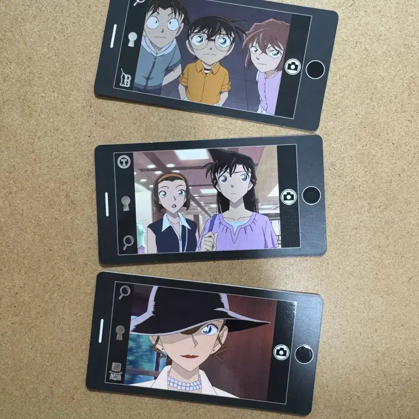 [BUNJANG] Detective Conan Smartphone Collection Cards (3 Types) / 명탐정 코난 스마트폰 콜렉션 카드 3종