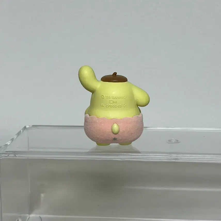 [BUNJANG] Sanrio Pompompurin Flocking Pumpkin Pants Gachapon Figure / 산리오 호박팬츠 플로키 가챠 폼폼푸린