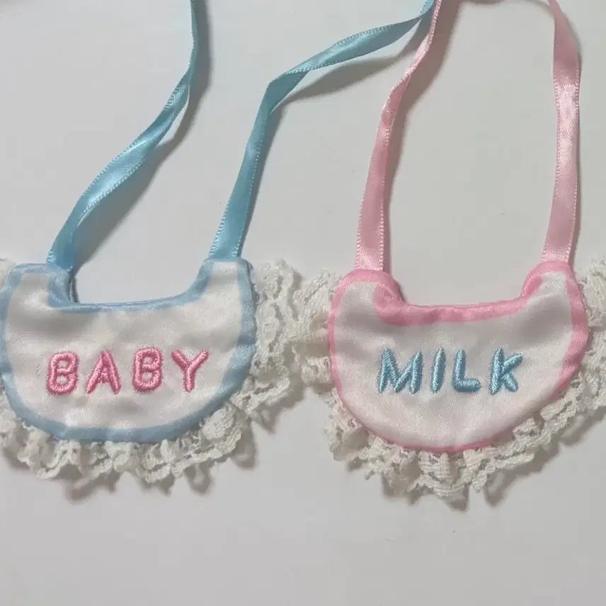 [BUNJANG] Doll Accessory Bib Gacha Set / (단종) 인형 턱받이 가챠 4종 일괄
