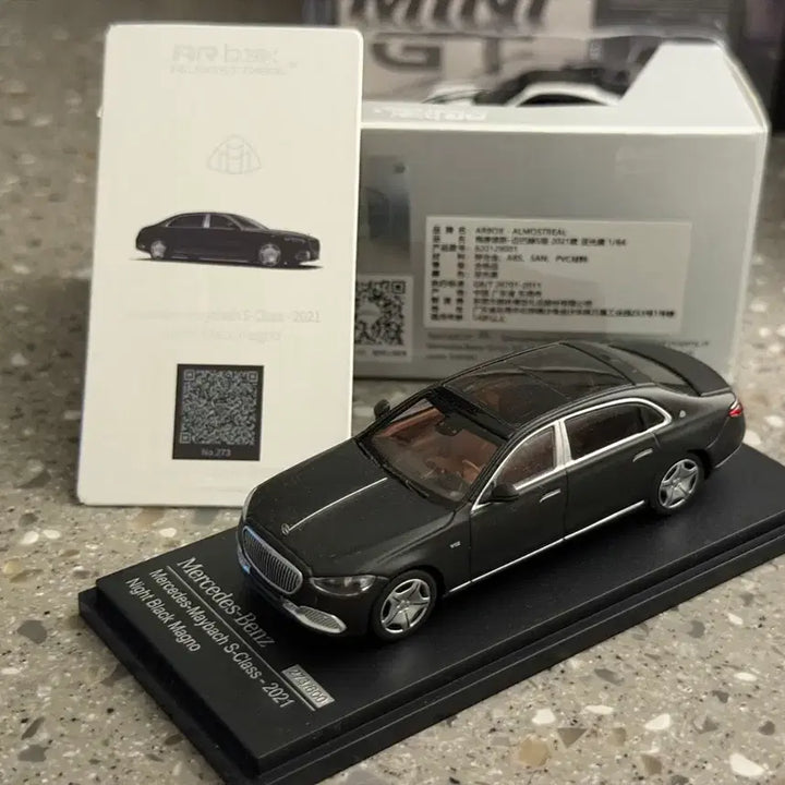 [BUNJANG] ARBOX 1:64 Maybach W223 Black Diecast Model / 1:64 Arbox W233 마이바흐 블랙 컬러 다이캐스트