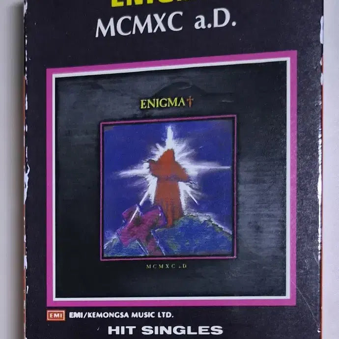 [BUNJANG] Enigma MCMXC a.D. Cassette Tape (Unsealed) / 이니그마 1집 Enigma MCMXC a.D. (개봉 카세트테이프)