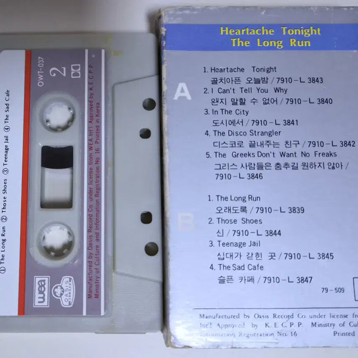 [BUNJANG] Eagles The Long Run Cassette Tape (Unsealed) / Eagles(이글스) - The Long Run (개봉 카세트테이프)