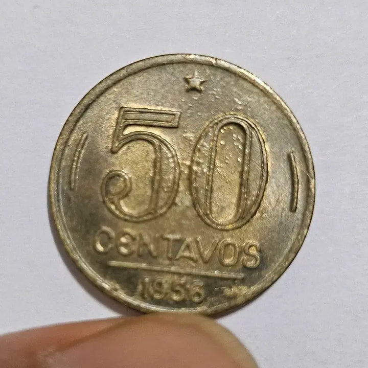 [BUNJANG] 1956 Brazil 50 Centavos Commemorative Coin / 브라질 1956년 50센타보 기념 주화(외국동전)233