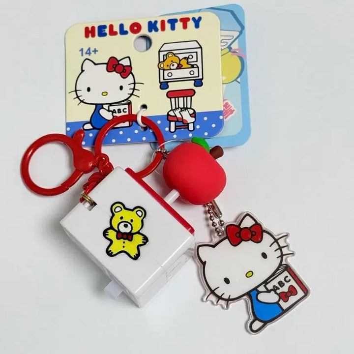 [BUNJANG] Hello Kitty Apple Gear Stick Keychain / 헬로키티 사과 기어봉 키링
