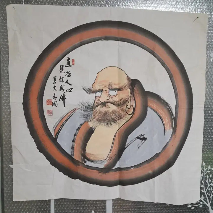 [BUNJANG] Dongyanghwa Daruma Painting by Chwigwang / 동양화 달마도