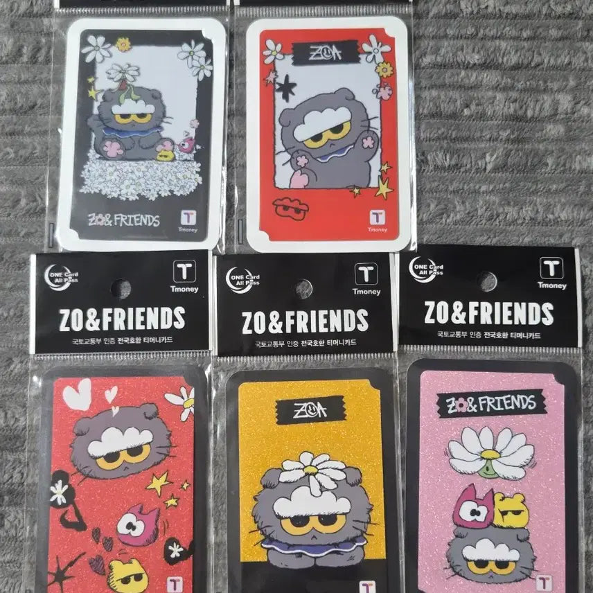 [BUNJANG] Joanne Friends T-Money Card Bundle Set / (미개봉) 빅뱅 지디 지드래곤 조아 조앤프렌즈 티머니카드 일괄 판매