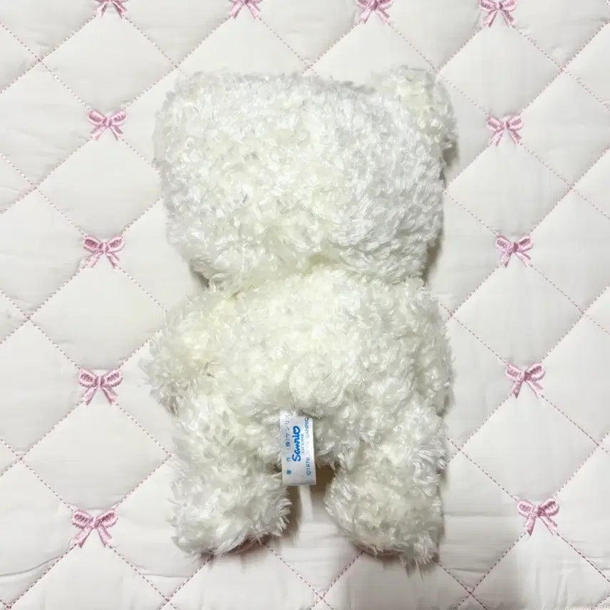 [BUNJANG] Sanrio Hello Kitty Teddy Bear White Ribbon Room Decor / 갸루 히메 방꾸 키티 곰돌이 테디베어 화이트 리본