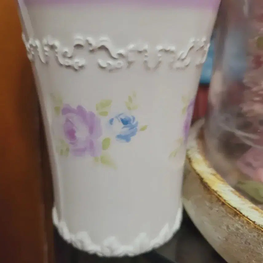 [BUNJANG] Imported Shabby Rose Cup / 수입 쉐비로즈