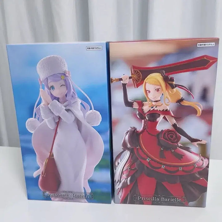 [BUNJANG] Re:Zero Gigo Anastasia &amp; Priscilla Figure Bundle / 리제로 gigo 피규어 아나스타시아 프리실라 일괄 판매 re제로부터시작하는이세계생활
