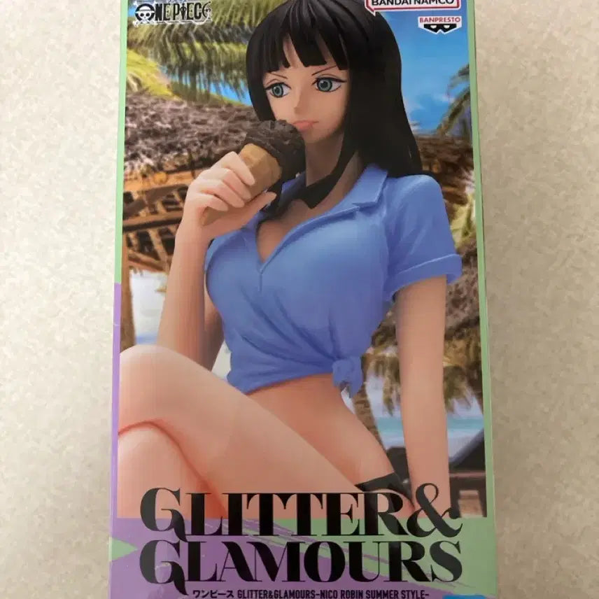 [BUNJANG] Glitter &amp; Glamours Nico Robin Summer Style Figure / 원피스 글리터 앤 글로머스 니코 로빈 여름 스타일 피규어